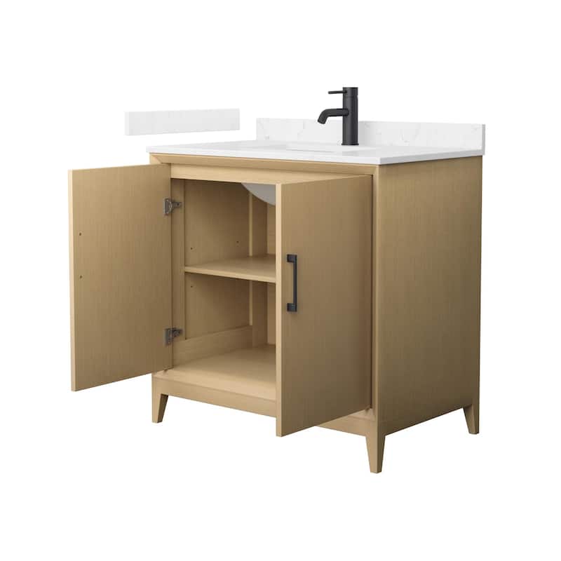Wyndham Collection WCH7575-36S-VCA-MXX Janna 36" Free Standing Single