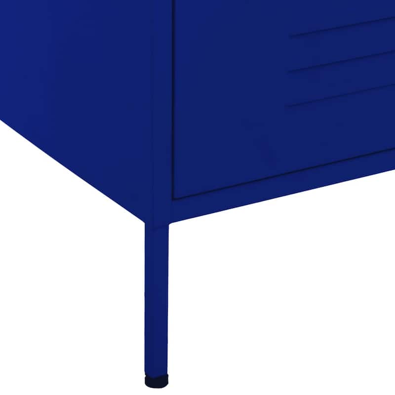vidaXL Chest of Drawers Dresser for Bedroom Sideboard Storage Cabinet Steel