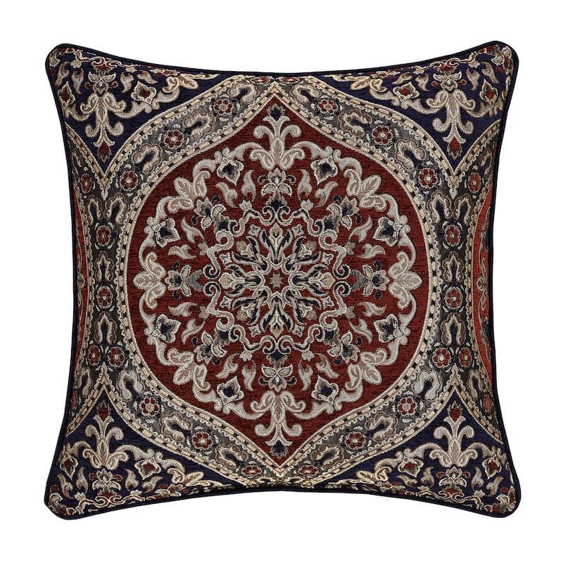 J. Queen New York Taormina 20" Square Decorative Throw Pillow
