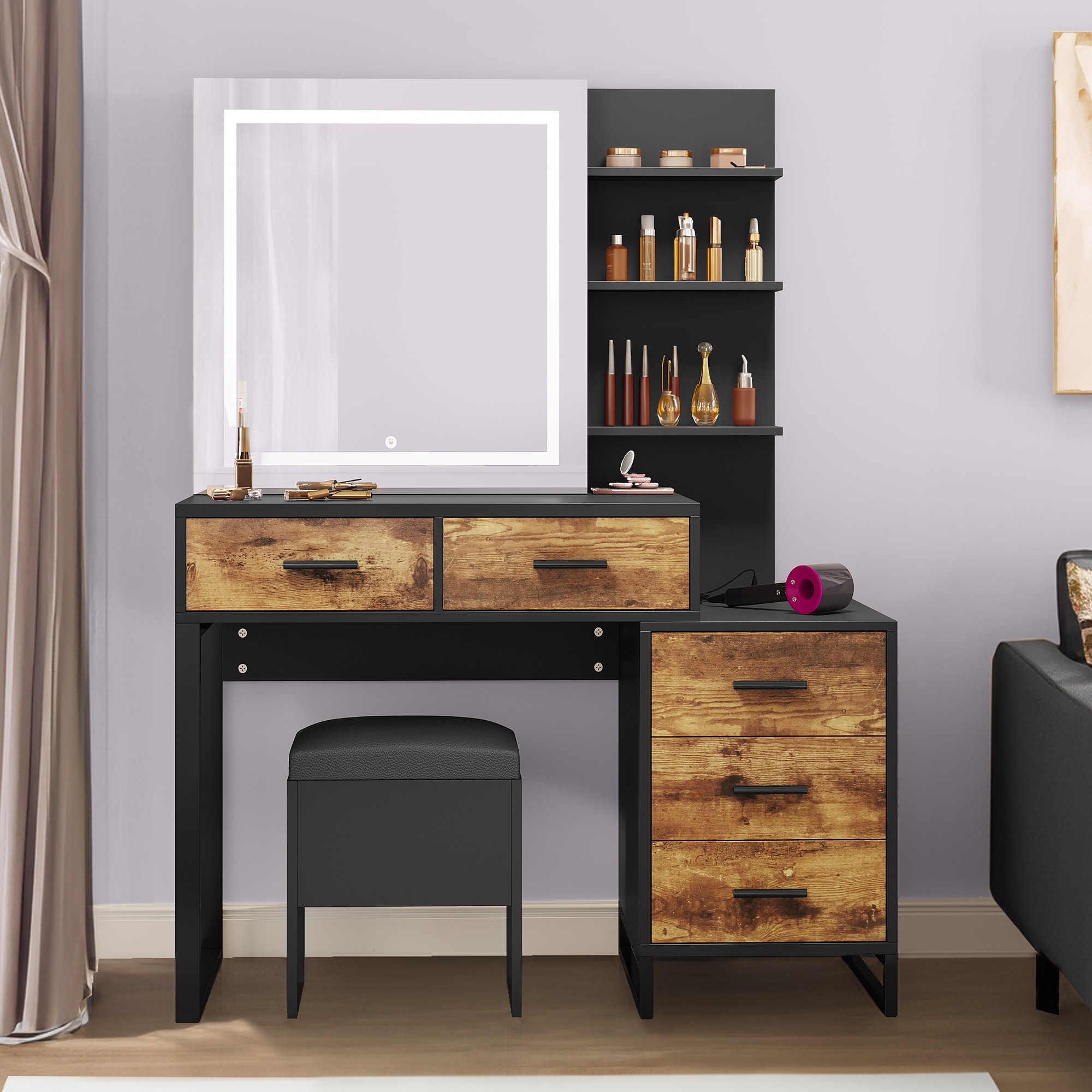 Light up 2025 makeup vanity