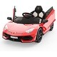 preview thumbnail 27 of 32, 12V Ride Electric Car for Kids, Licensed Lamborghini Vehicles Battery Powered Sports Car Red