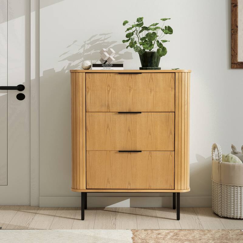 Nightstand with 3 Drawers - 3-drawer