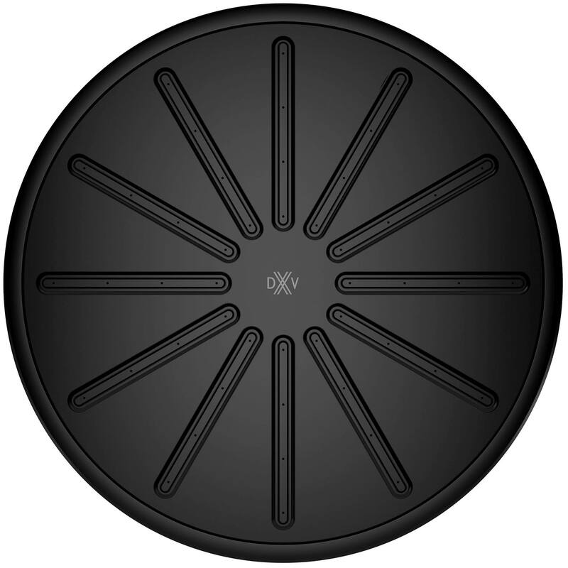 DXV DXV Modulus 1.8 GPM Single Function Shower Head - Matte Black