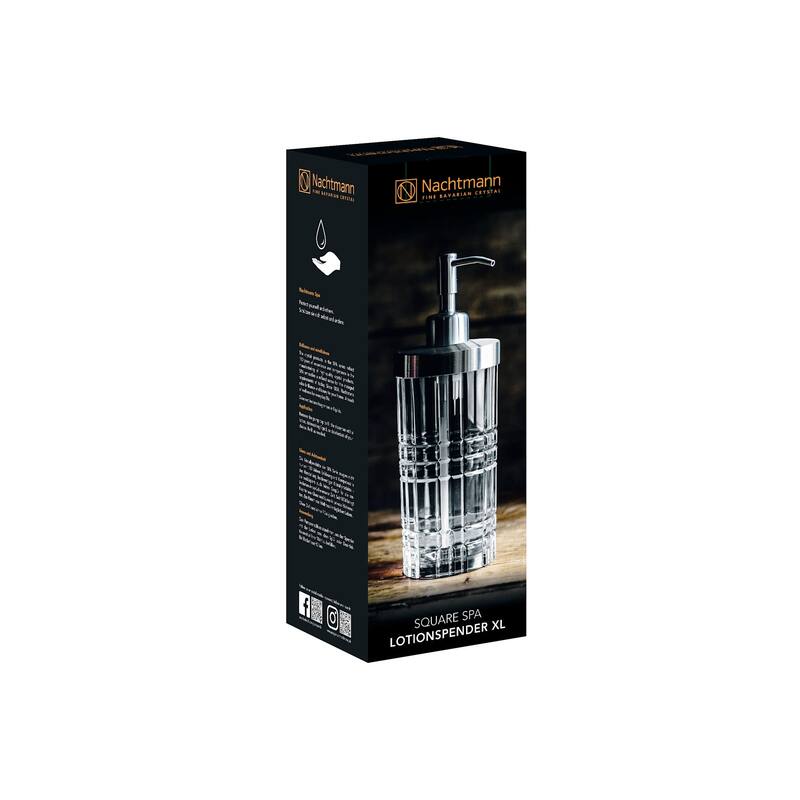 Nachtmann Square Soap Dispenser - Clear