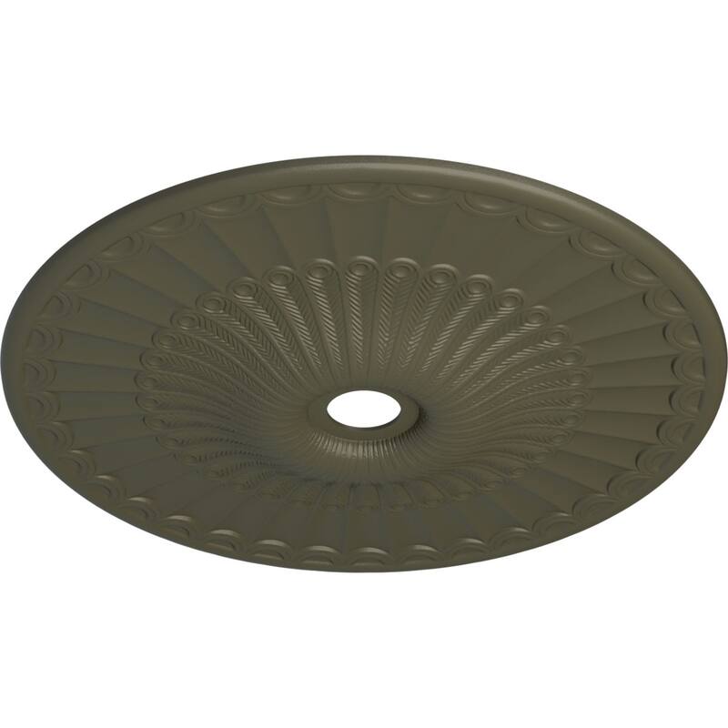 36 5/8"OD x 3 5/8"ID x 2 3/8"P Galveston Ceiling Medallion