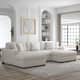 Option Beige 3-Piece Chaise Set