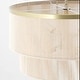 preview thumbnail 34 of 34, GetLedel 23.8" 6-Light Dimmable Handwoven Drum Chandelier