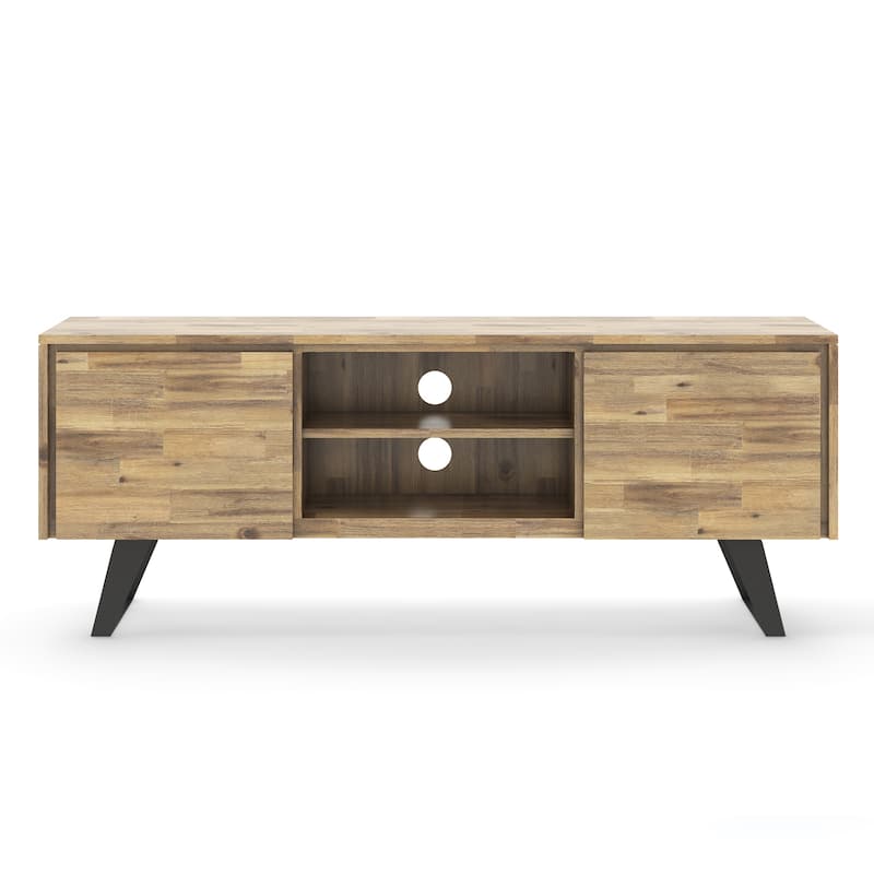 WYNDENHALL Mitchell WOOD Modern Industrial TV Media Stand For TVs