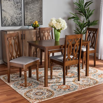 Cherese Modern and Contemporary 5-Piece Wood Dining Set