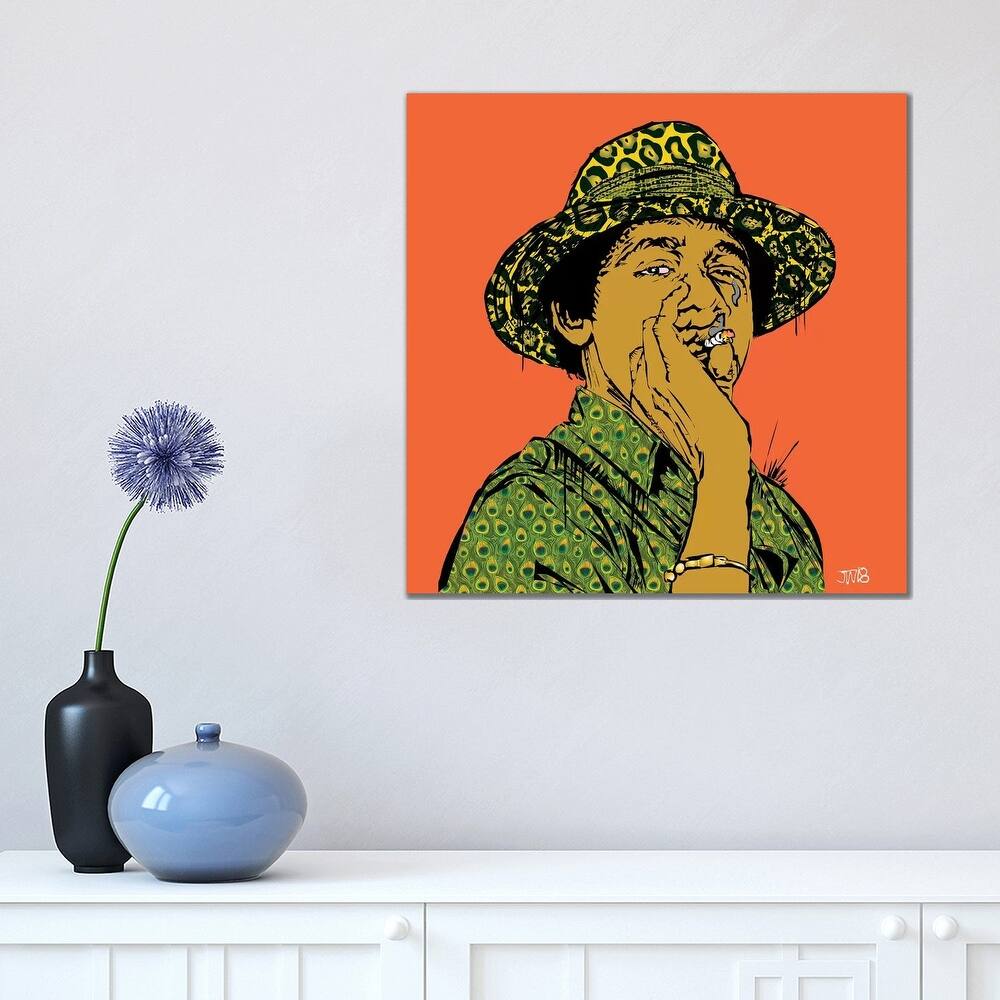iCanvas "Obama Joint" by TECHNODROME1 Canvas Print