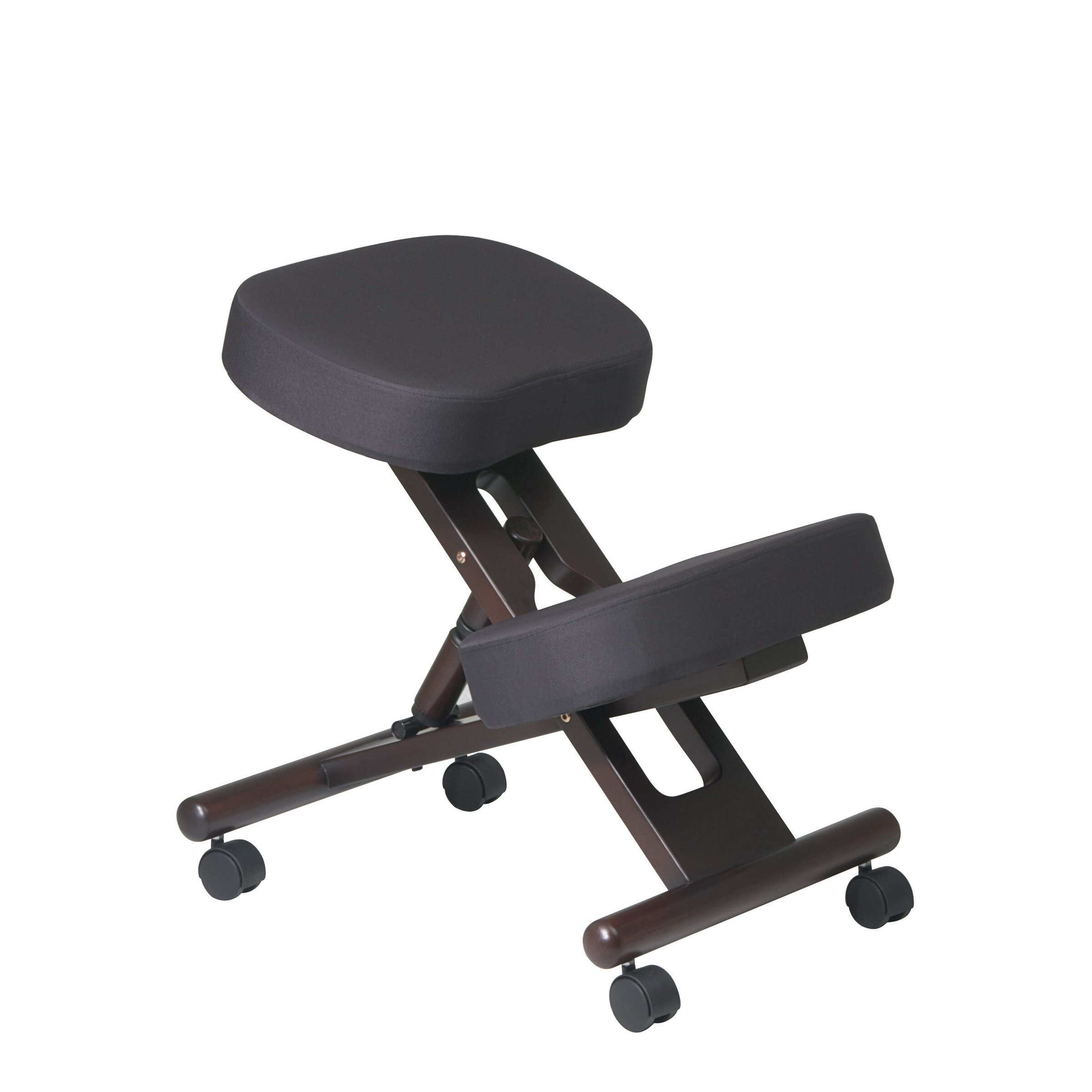 Yaheetech Ergonomic Kneeling Chair Adjustable Knee Stool Posture Corrective  Chair,Black