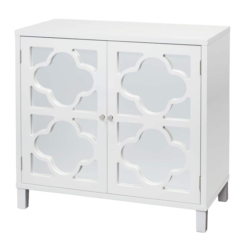 Lifestorey Broadway Mirrored Double Door Cabinet