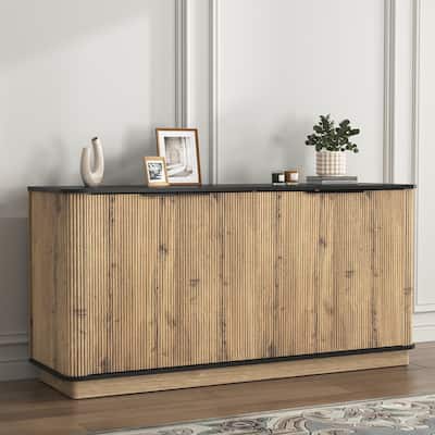 Multi-functional MDF Sideboard, an Ideal Choice for TV and Tableware Storage in Modern Homes