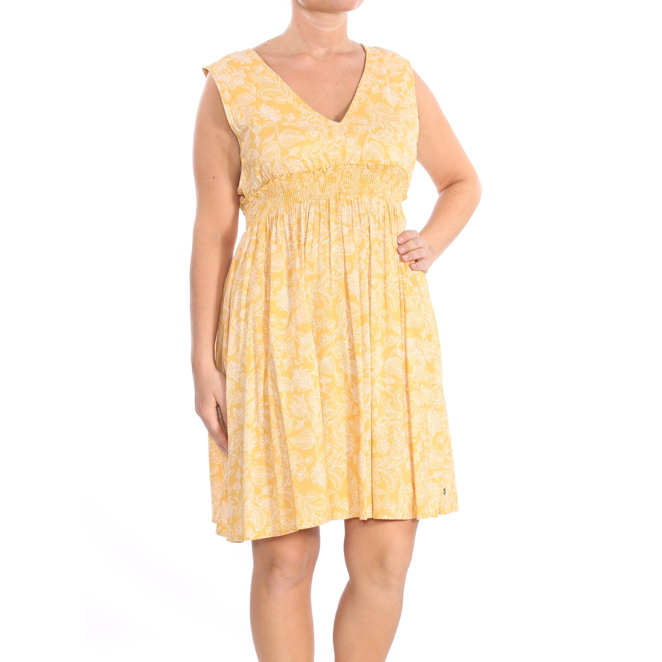 roxy yellow dress