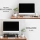 preview thumbnail 37 of 35, Jani Wood Monitor Stand Riser Desk - Ergonomic Design Stand, Desktop Organizer Table for Home, Office Workspace, Gaming Desk