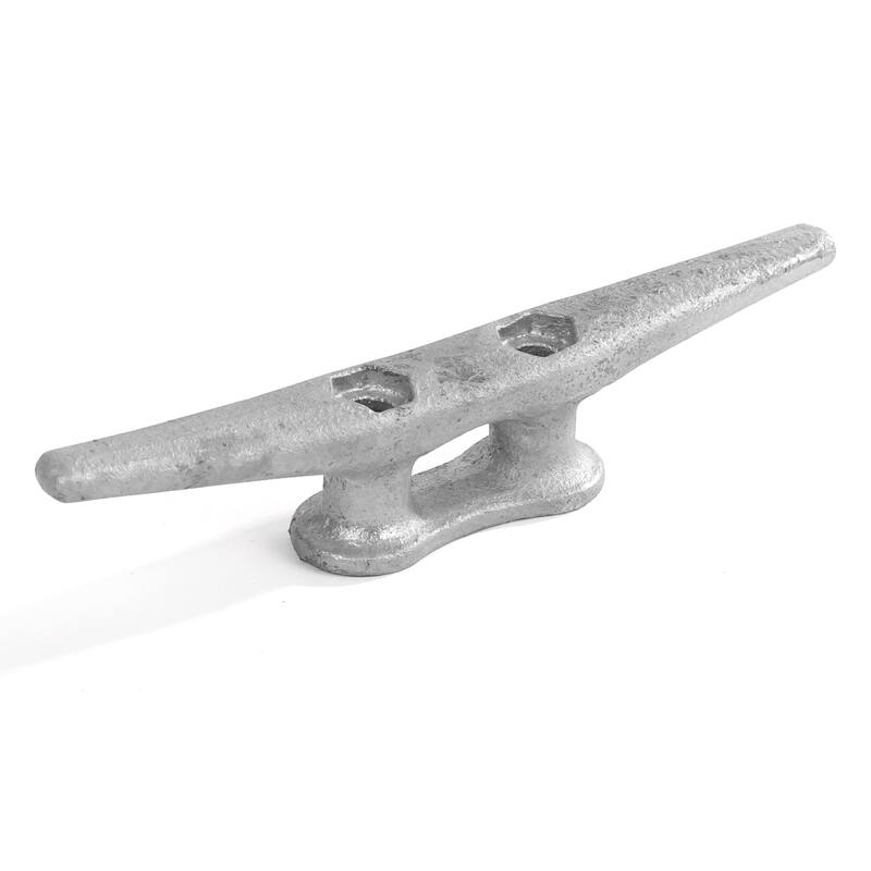 Galvanized Boat Cleats Hangers - Silver - 4 Pack