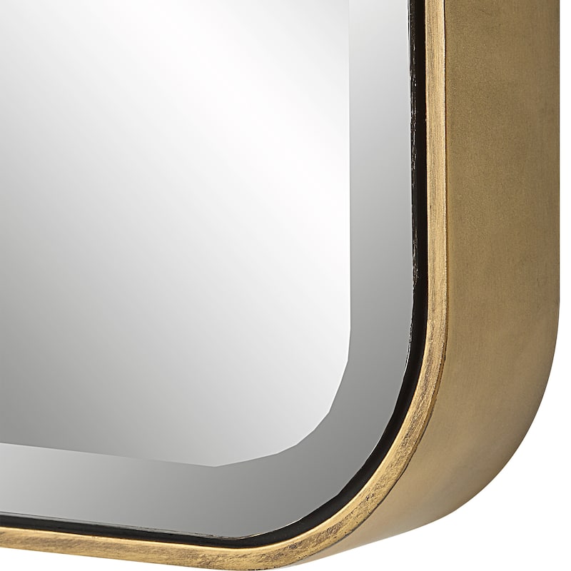Uttermost Hampshire Square Gold Mirror - 36"W x 36"H x 2.5"D