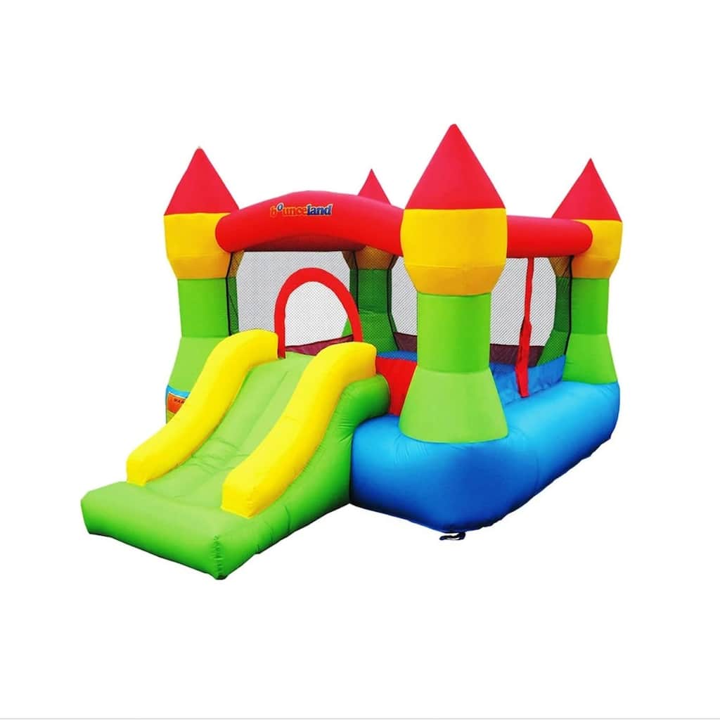 Bounceland Bounce House - Castle Bounce N' Slide w/hoop