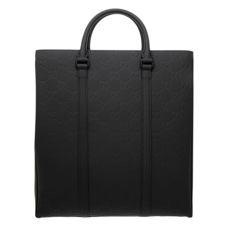 Gucci Men's GG Rubber-Effect Tote