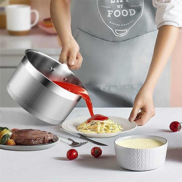 Duxtop Professional Stainless Steel 10PC Pots and Pans Set - Oven