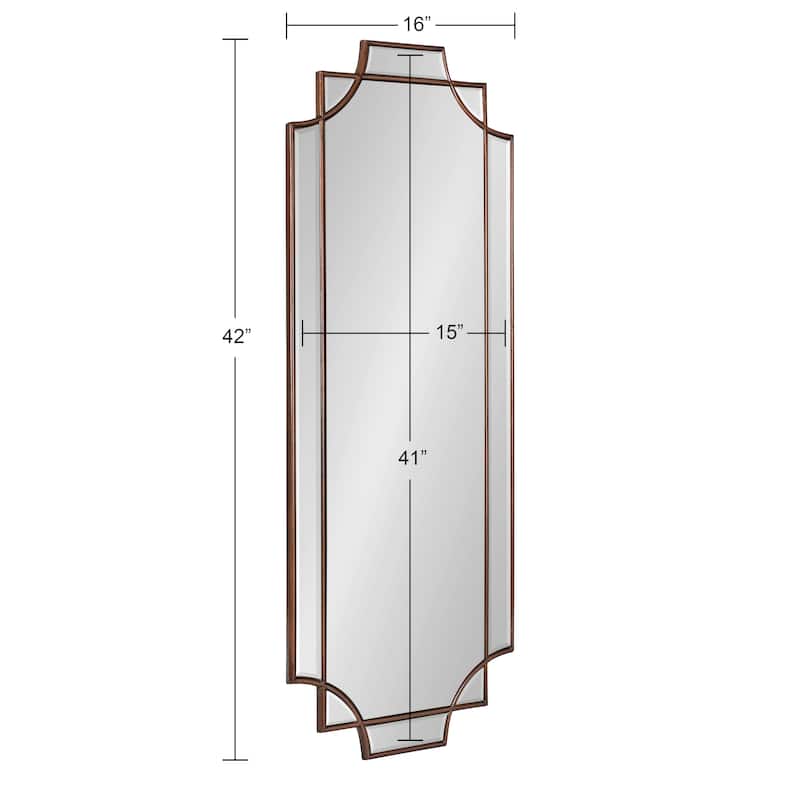 Kate and Laurel Minuette Traditional Decorative Framed Wall Mirror