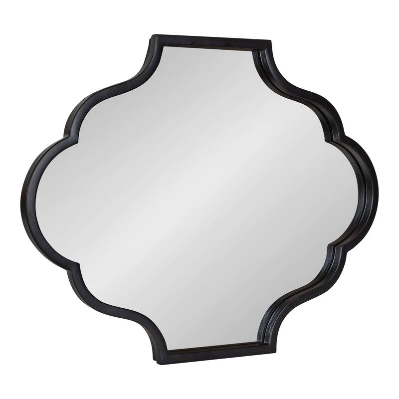 Kate and Laurel Rowla Framed Wall Mirror - 18x24 - Black