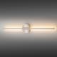 preview thumbnail 52 of 119, 1-Light Black/ Gold/ Nickel Modern Long Linear Strip Wall Sconce Dimmable LED Bathroom Vanity Light