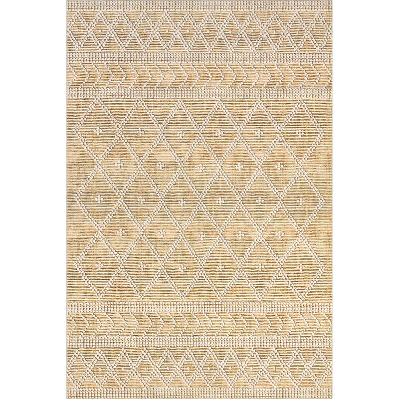 Nuloom Úna Lattice SplashGuard Machine Washable Area Rug