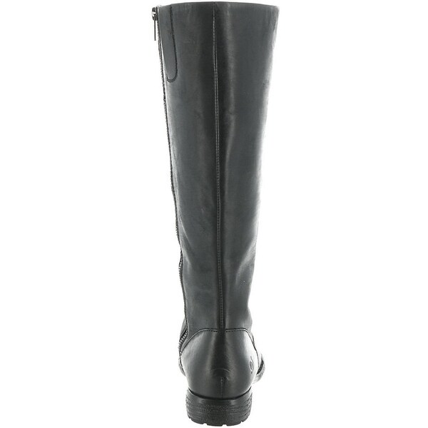 born black leather boots