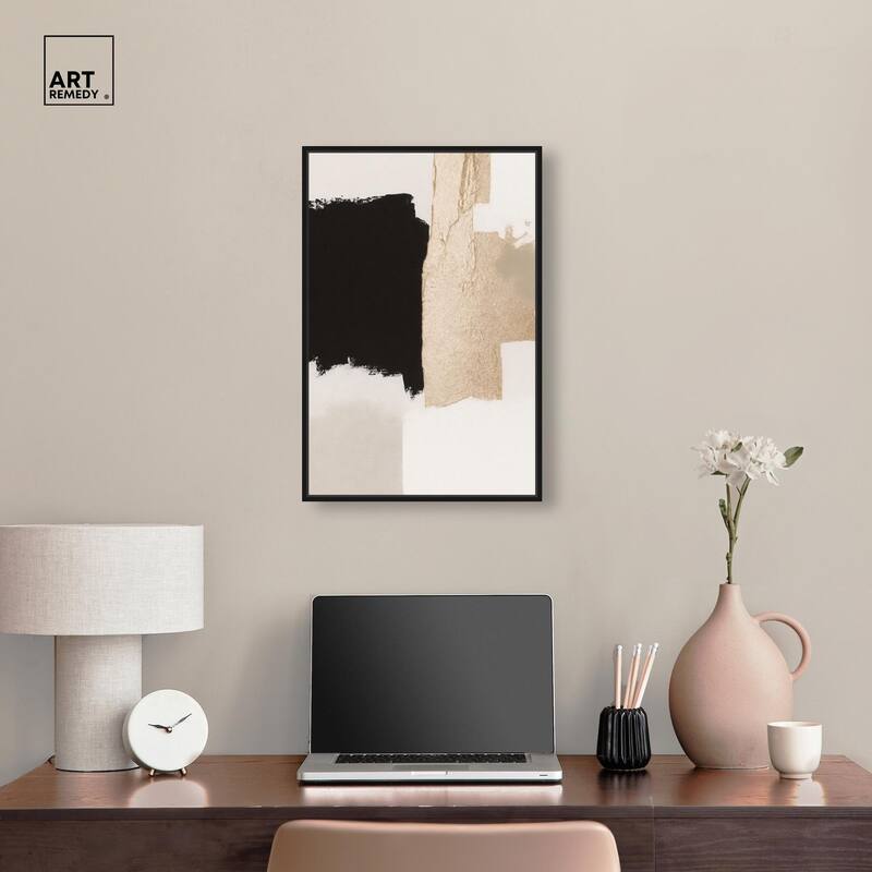 Earth and Ink II Canvas by Art Remedy