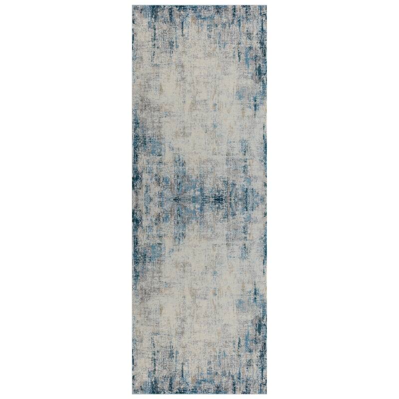 Daca Abstract Modern Woven Area Rug By HomeRoots - 72' X '24' X '0.26