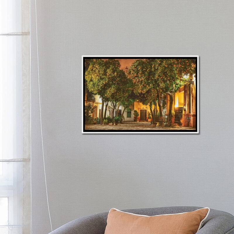 iCanvas "Night in Sevilla" by Lars van de Goor Framed