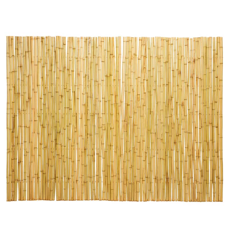Natural Bamboo Fencing Rolled Fence Panel Patio Privacy Screen