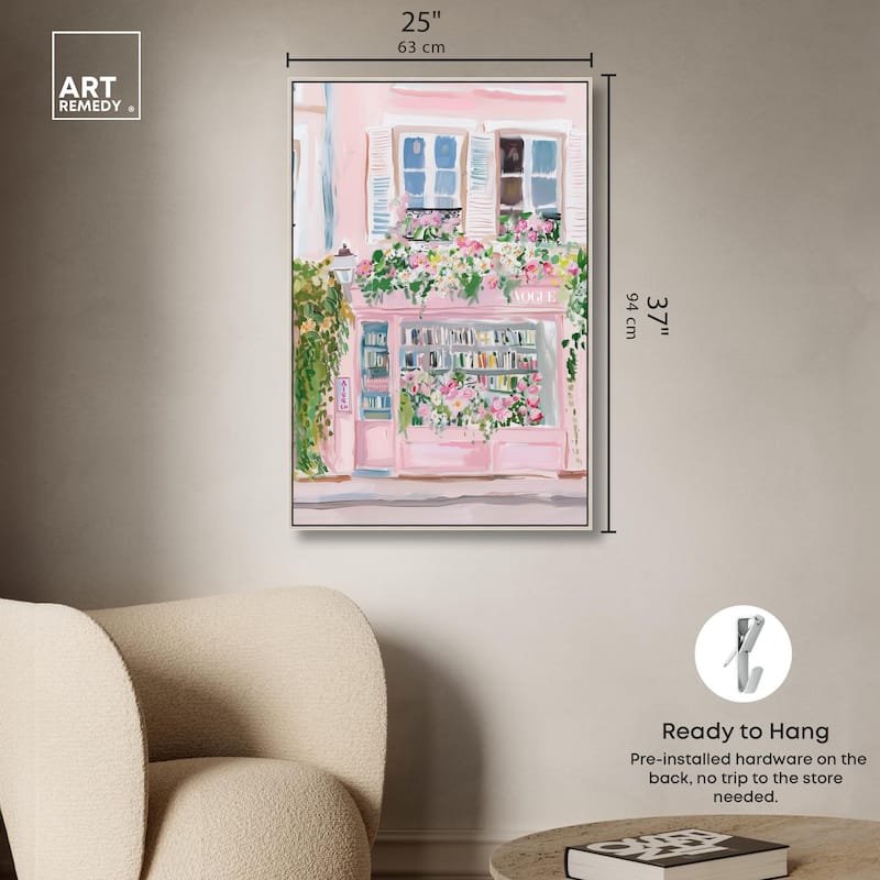 Little Magazine Store Canvas by Art Remedy