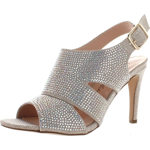 De Blossom Collection Womens Paris-4 Stunning Glitz Dress Party Sandals Shoes