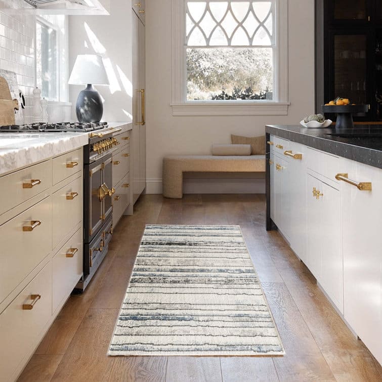 Modern Minimalist Striped Area Rug