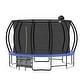 preview thumbnail 5 of 11, 16 ft. Blue Round Outdoor Trampoline with Basketball Hoop and Enclosure Net