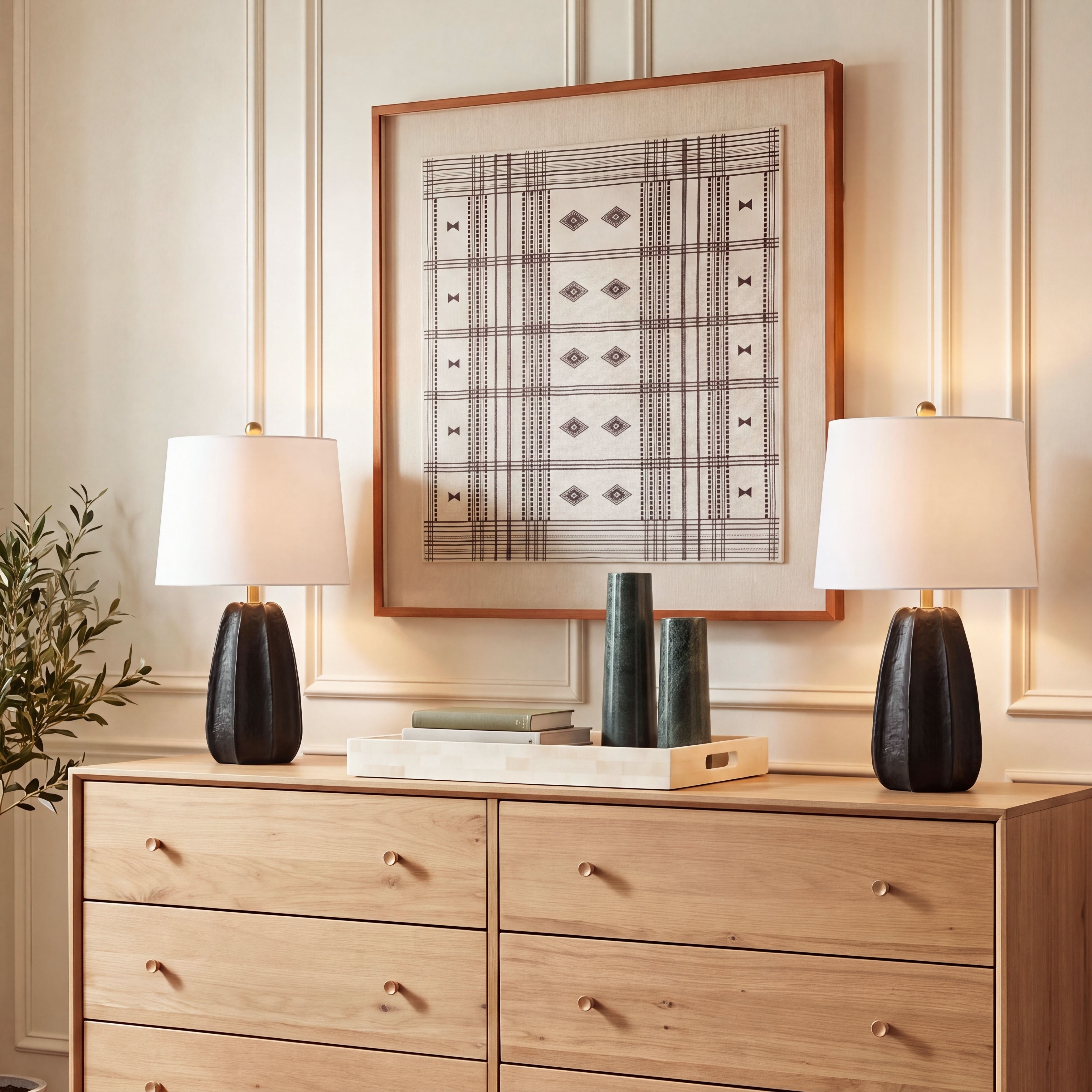 SAFAVIEH Lighting Marni Traditional Resin Table Lamp Set of 2, 23-Inch - 13"W x 13"D x 23"H