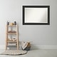 preview thumbnail 14 of 31, Beveled Bathroom Wall Mirror - Shipwreck Black Frame