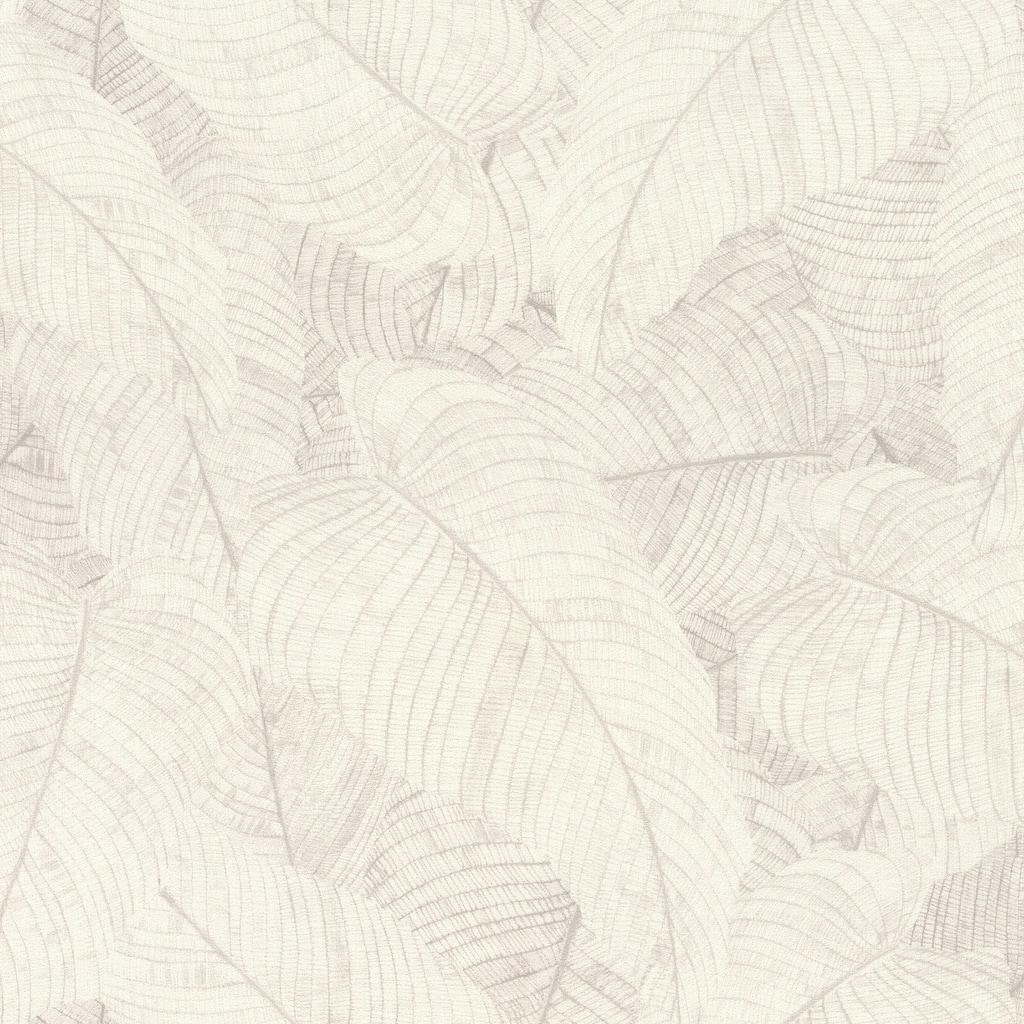 Rasch Galner Ivory Leaves Wallpaper