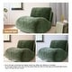 preview thumbnail 46 of 54, 33'' W Swivel Armless Sponge Filling Bean Bag Accent Chair Lounger