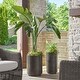 preview thumbnail 2 of 3, Uttermost Volcan Matte Bronze Outdoor Planters Set/2
