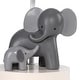 preview thumbnail 2 of 2, Lambs & Ivy Me & Mama White/Gray Elephant Nursery Lamp with Shade & Bulb