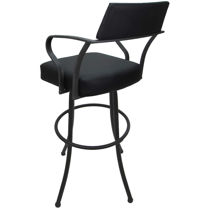 Carolina Extra Tall 34" Swivel Metal Spectator Bar Stool - 34" Seat Height