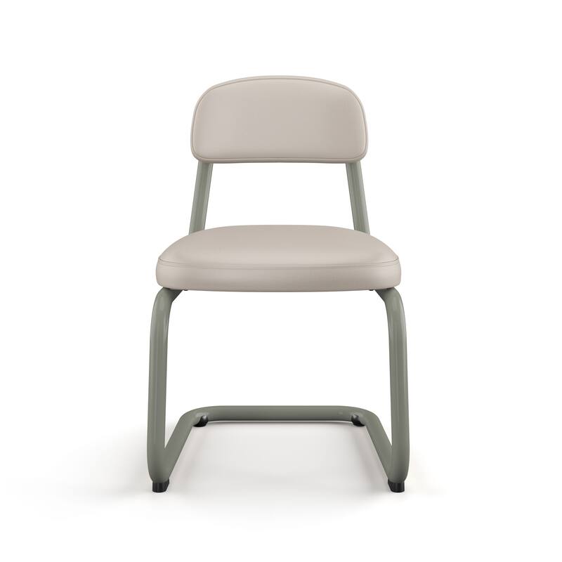 Amisco Flynn Upholstered Dining Chair with Metal Base