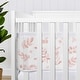 preview thumbnail 4 of 4, Sweet Jojo Designs + BreathableBaby Breathable Mesh Crib Liner Pad Blush Pink White Floral Leaf Girl Boho Bohemian Watercolor