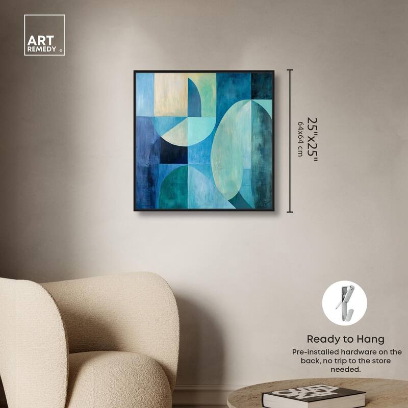 Color Blocks II Canvas by Art Remedy