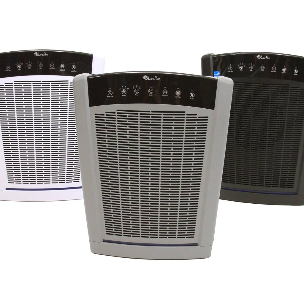 LivePure Bali Series Multi-Room Digital Console True HEPA Air Purifier