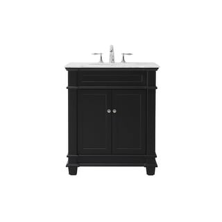 Elegant Lighting VF50030 Wesley 30" Free Standing Single Basin Vanity