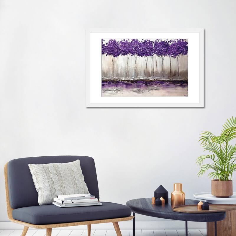 iCanvas "Purple Summer" by Osnat Tzadok
